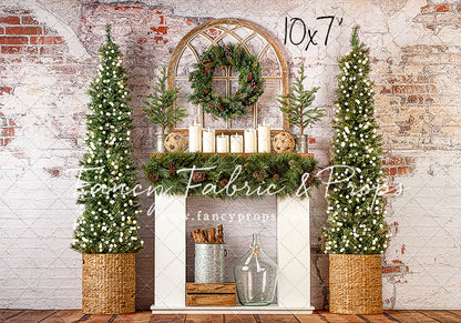 Boho Christmas Mantle