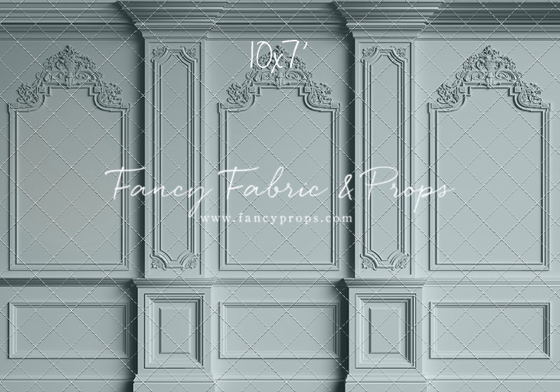 Classic Blue Victorian Wall - With Sweep Option