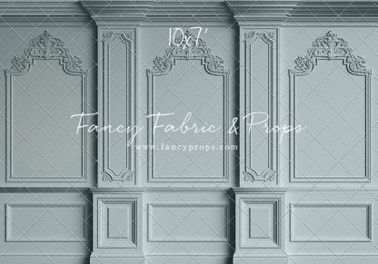 Classic Blue Victorian Wall - With Sweep Option