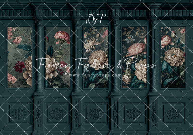 Moody Teal Wall 2pc Set