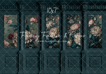 Moody Teal Wall 2pc Set