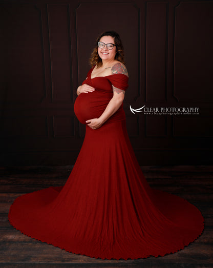 Brown Wainscoting Wall