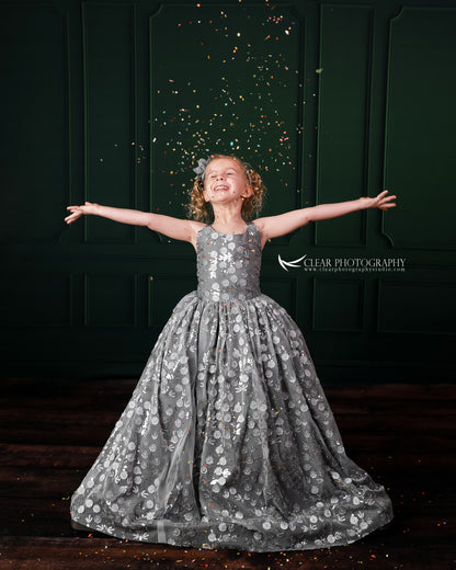 Green Wainscoting Wall