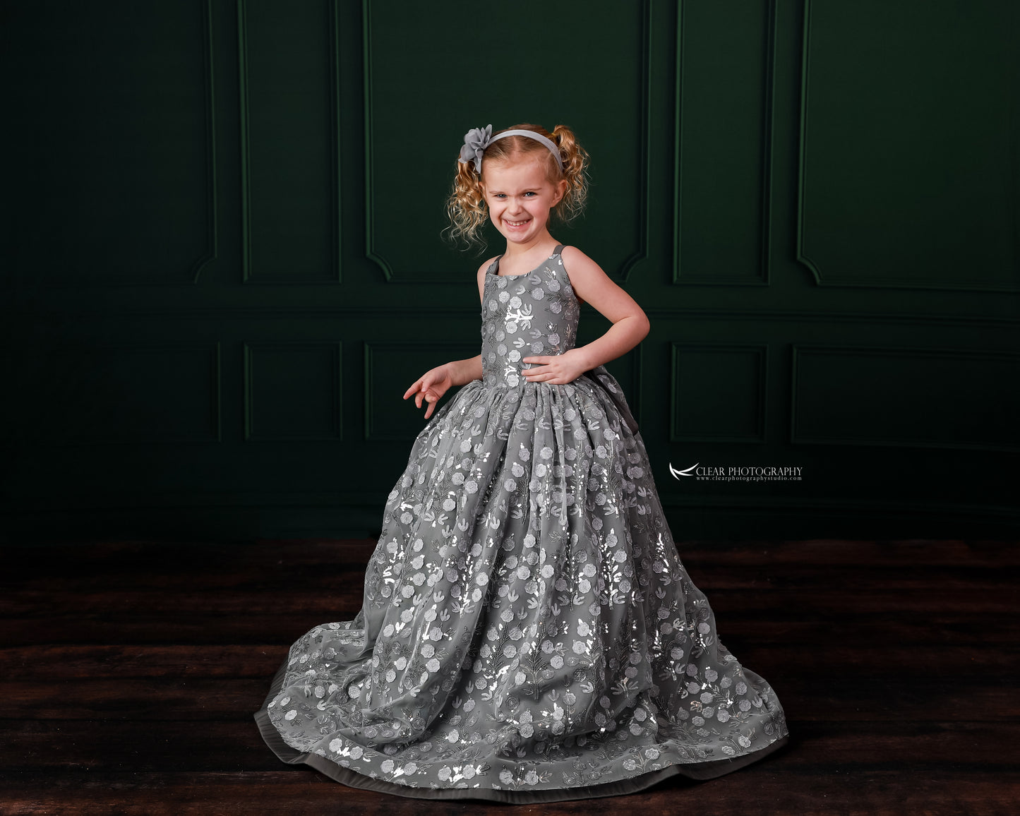 Green Wainscoting Wall