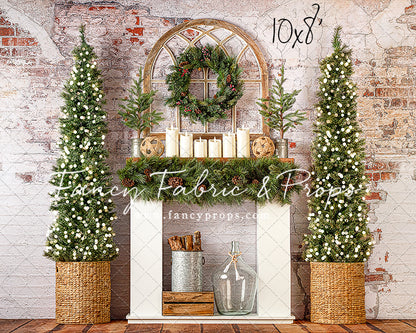 Boho Christmas Mantle