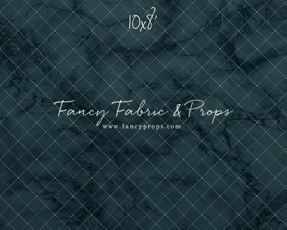 Teal Marble Mat Floor