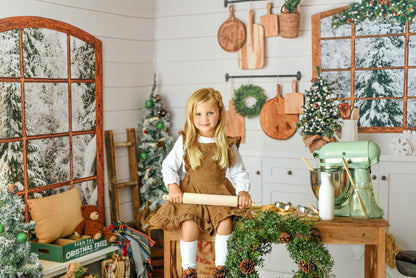 Rustic Snowy Kitchen Room