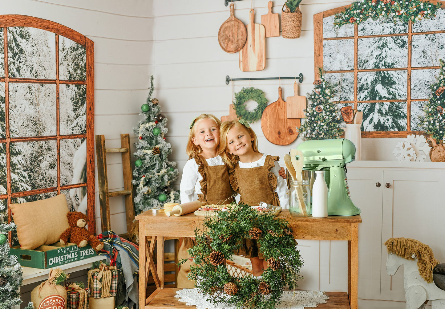 Rustic Snowy Kitchen Room