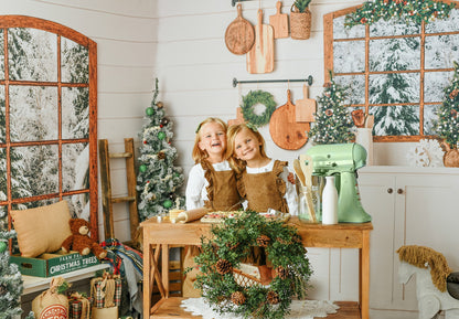 Rustic Snowy Kitchen Room