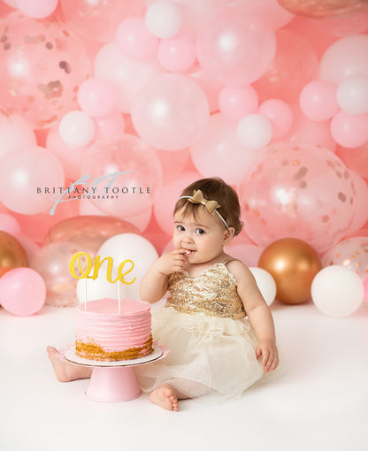 Rosegold Rouge Balloon Wall