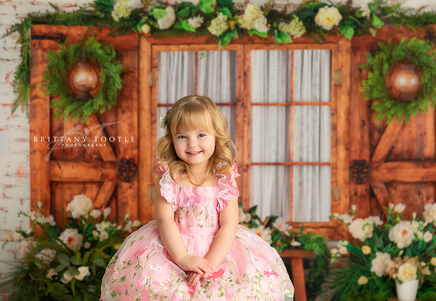 Botanical Floral Window