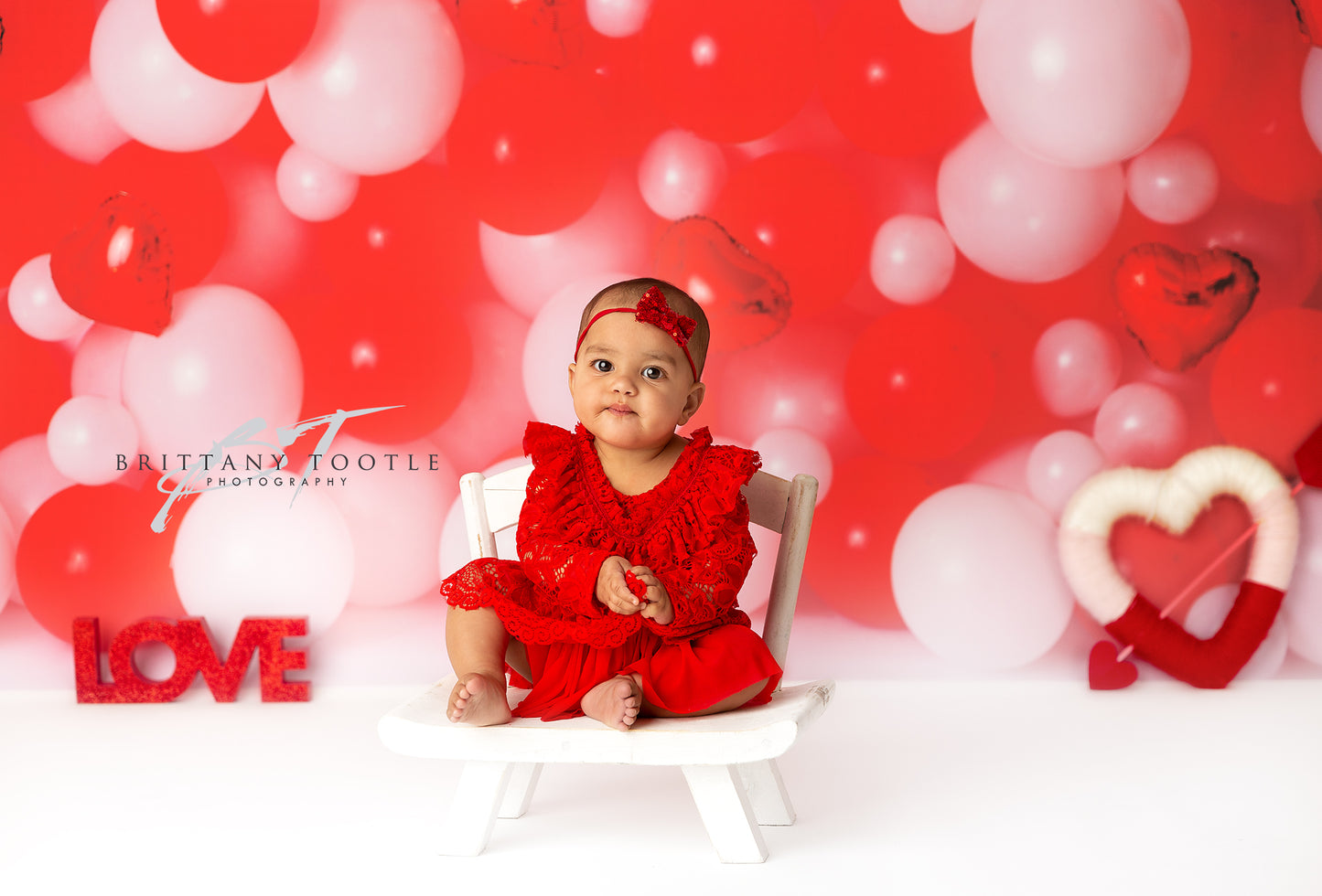 Loving Valentine Balloon Wall