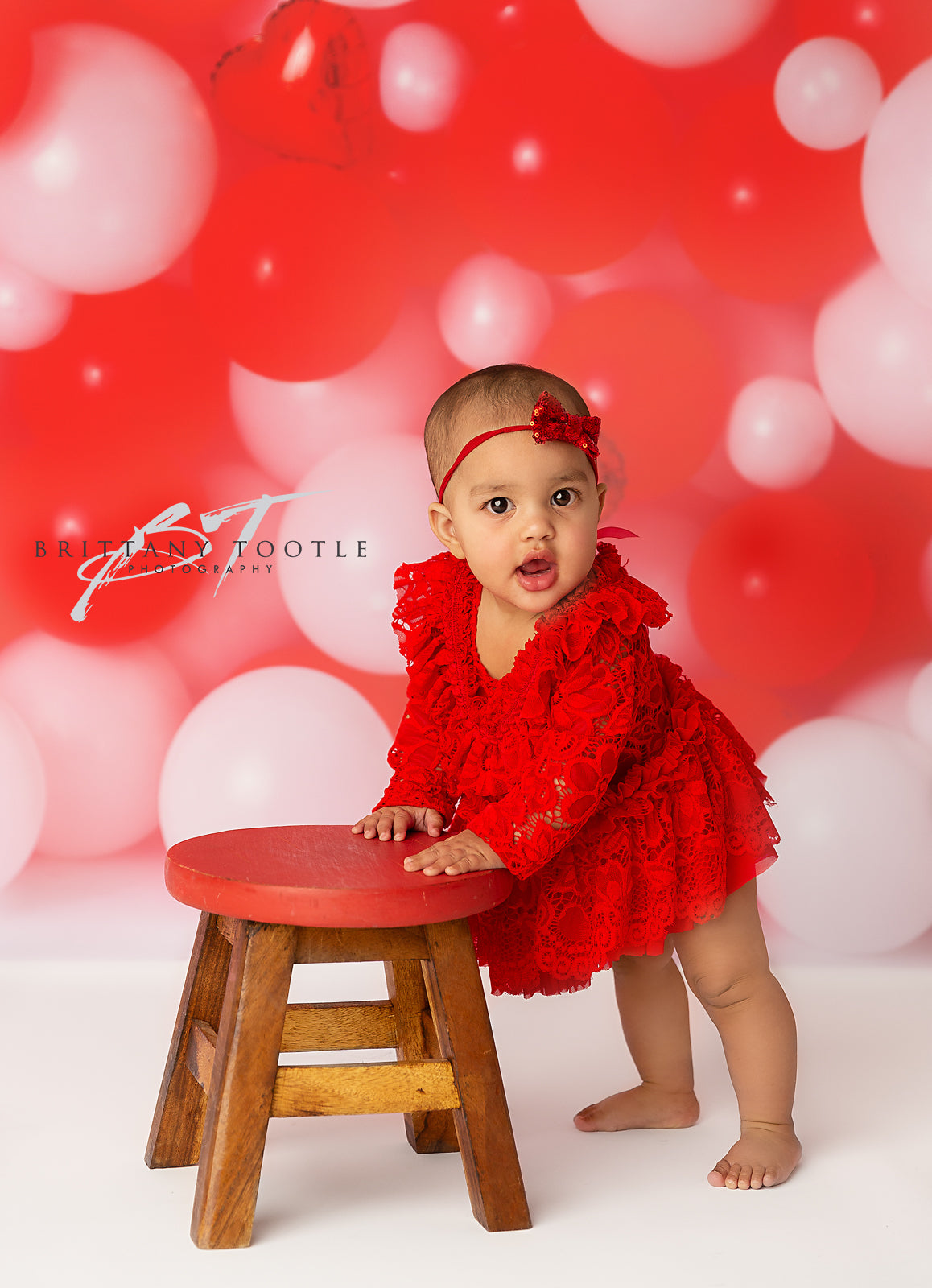 Loving Valentine Balloon Wall