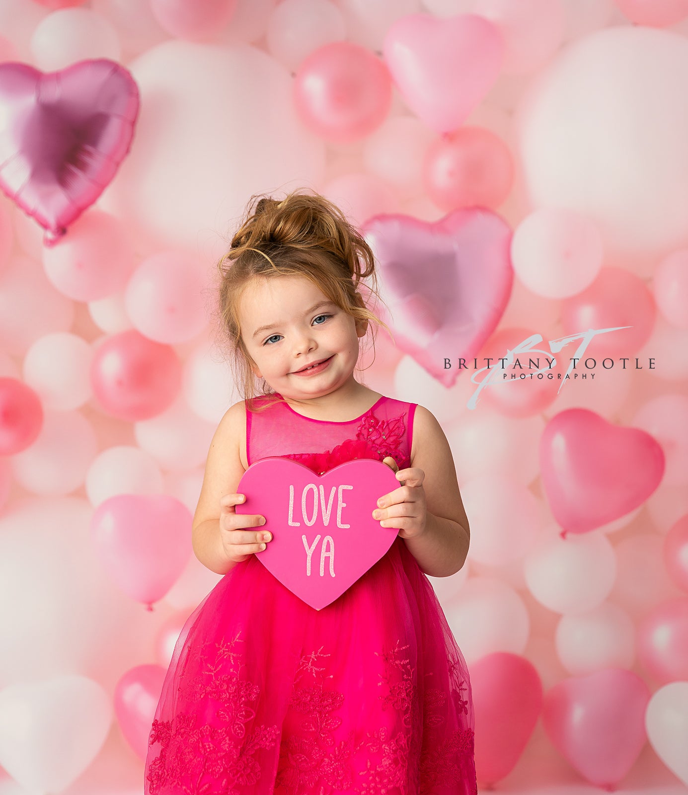 Pastel Valentine Balloon Wall