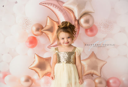 Over The Moon Balloon Wall