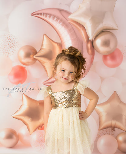 Over The Moon Balloon Wall