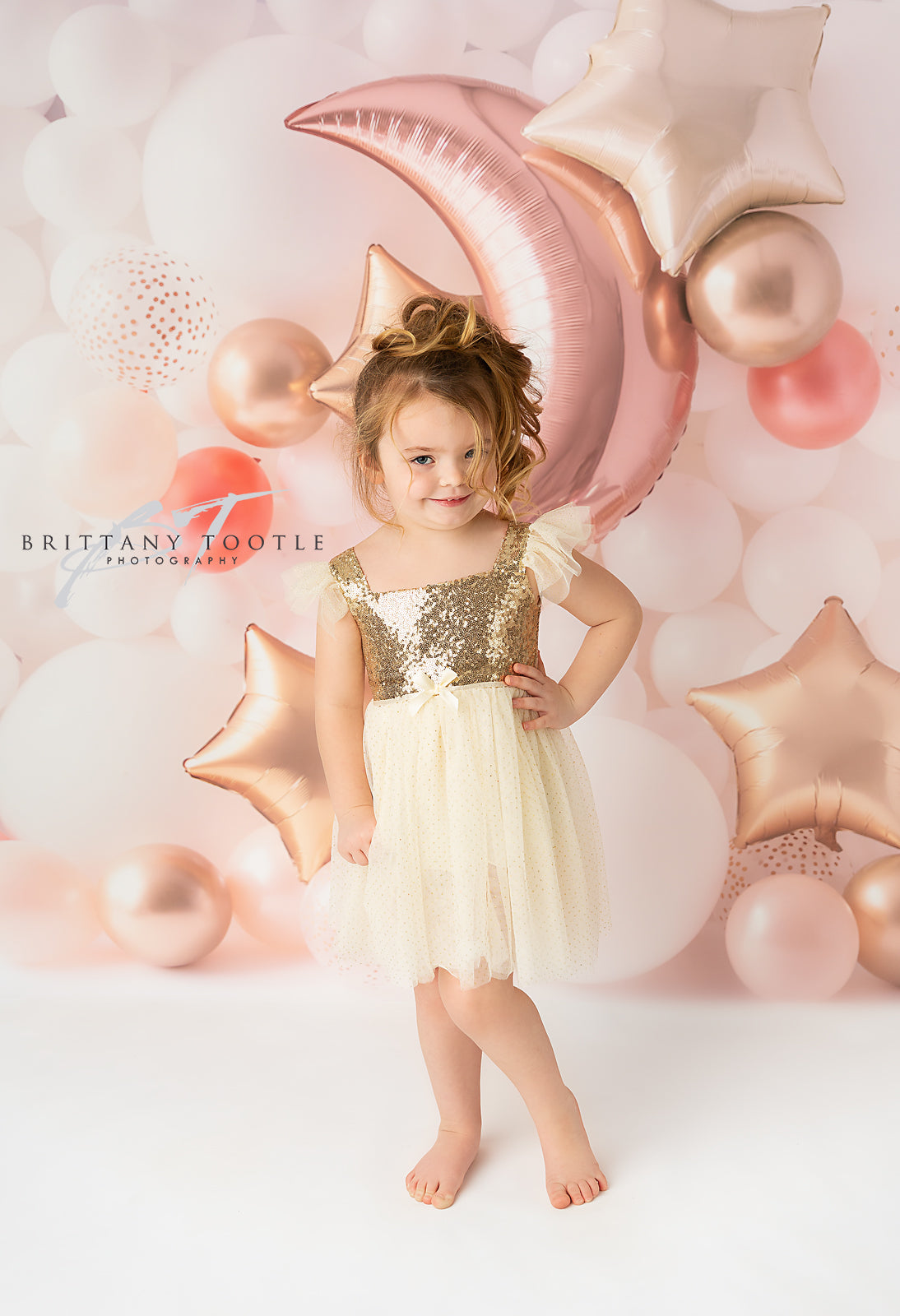 Over The Moon Balloon Wall