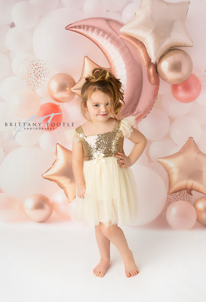 Over The Moon Balloon Wall