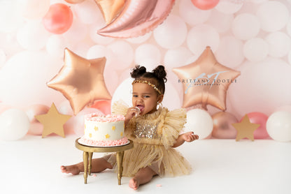 Over The Moon Balloon Wall