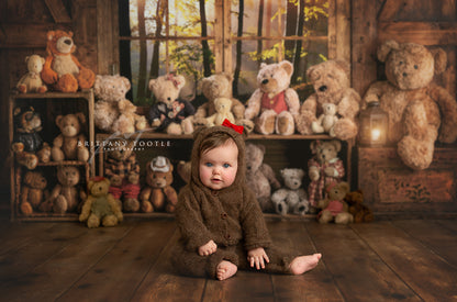 Charlotte Wood Planks Mat Floor