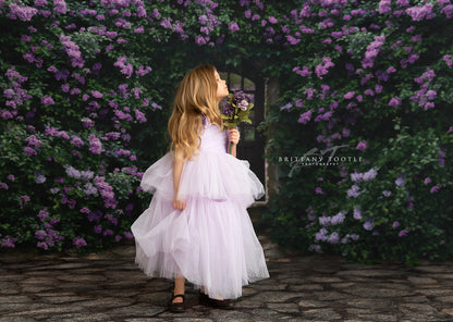 Purple Lilac Garden 2pc Set