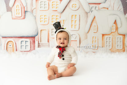 Evening Snowy Village