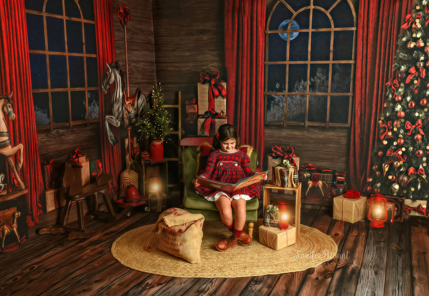 Montana Wood Planks Mat Floor