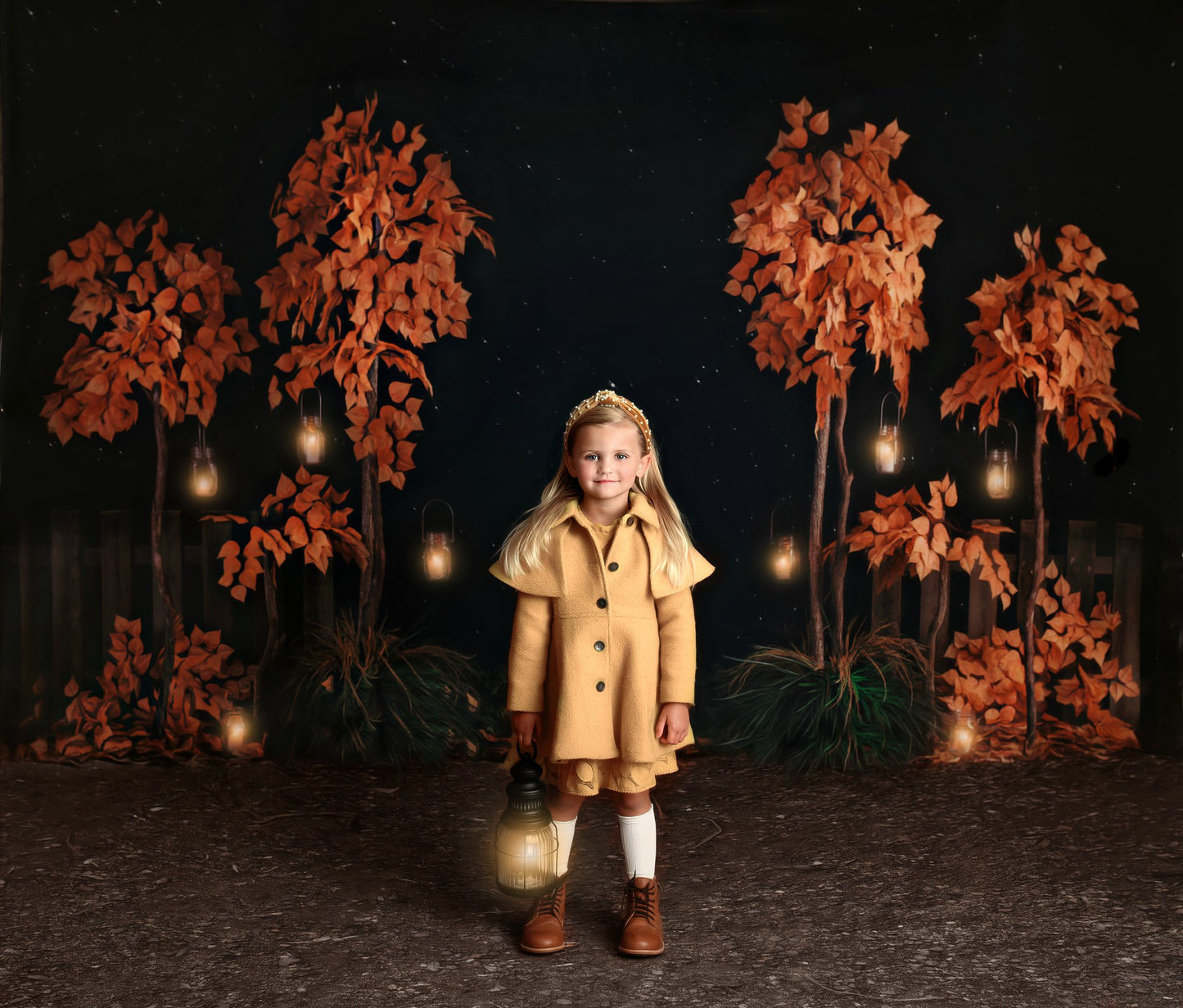 Midnight Fall Forest