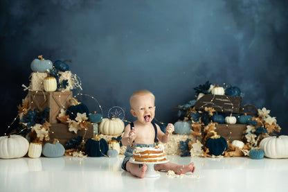 Blue Pumpkins of Fall