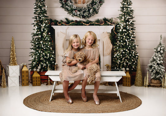 Blissful Shiplap Mantle