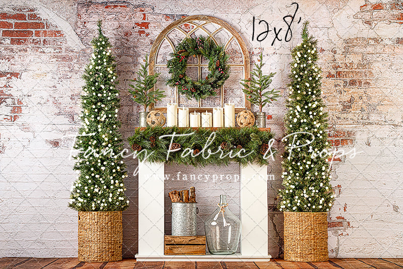 Boho Christmas Mantle