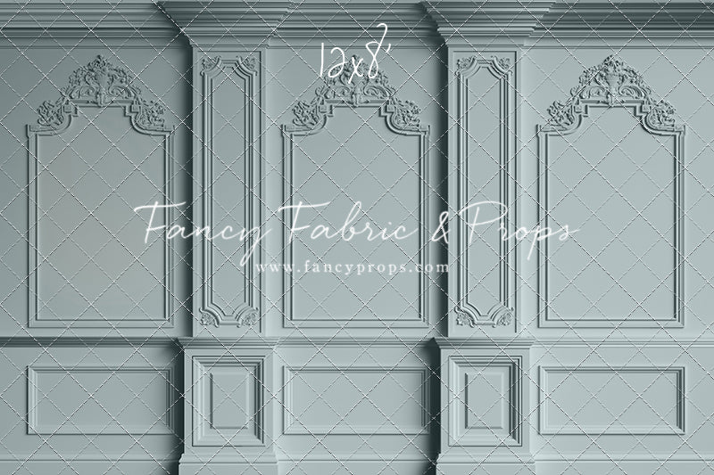 Classic Blue Victorian Wall - With Sweep Option