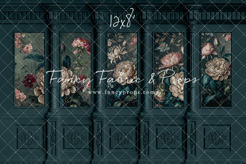 Moody Teal Wall 2pc Set