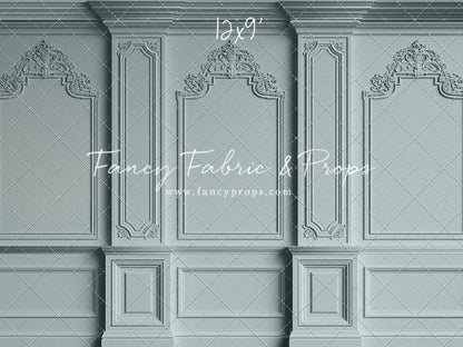 Classic Blue Victorian Wall - With Sweep Option