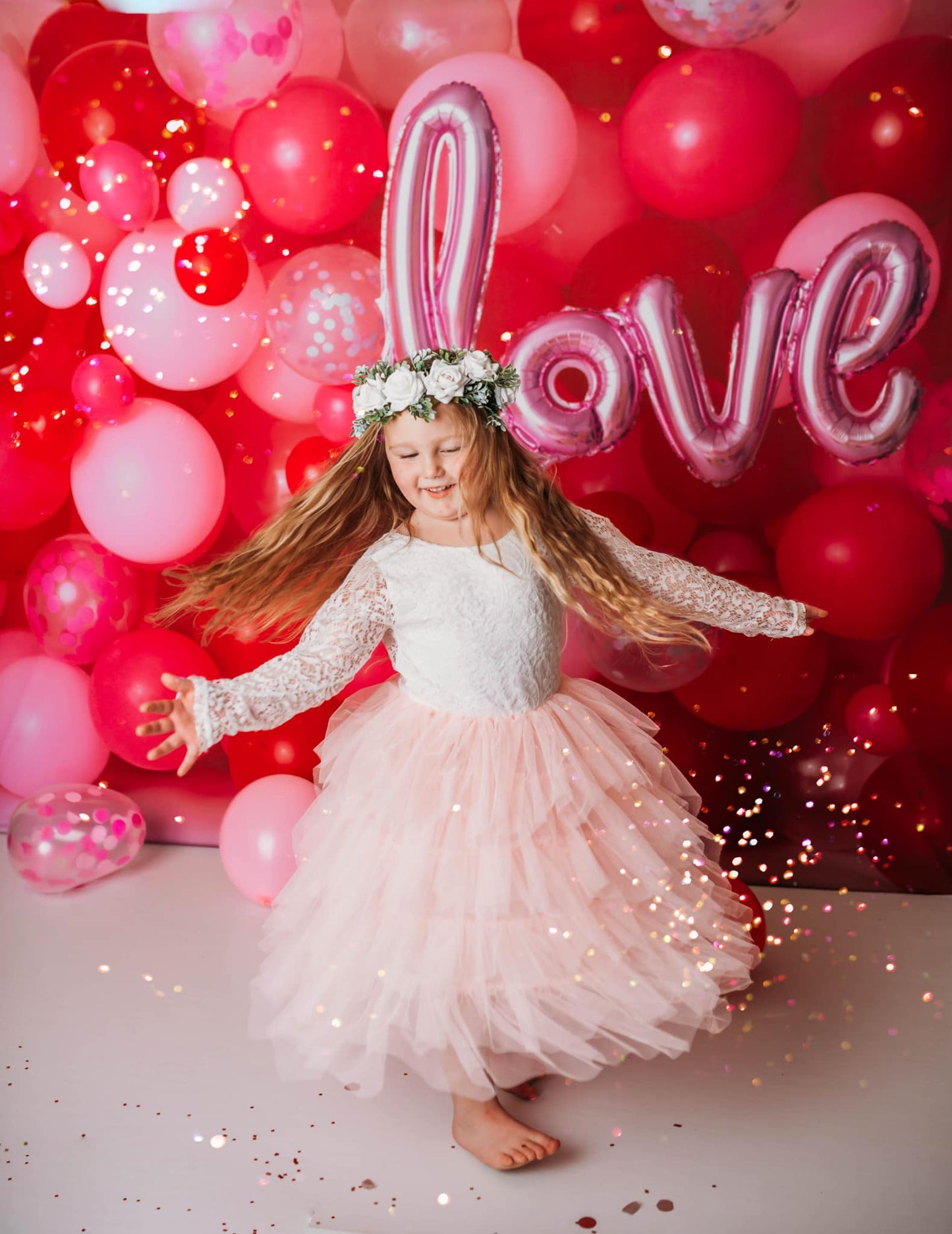 Valentine Party Balloon Wall