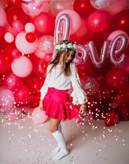Valentine Party Balloon Wall