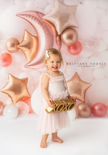 Over The Moon Balloon Wall