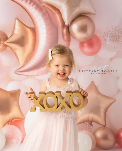 Over The Moon Balloon Wall