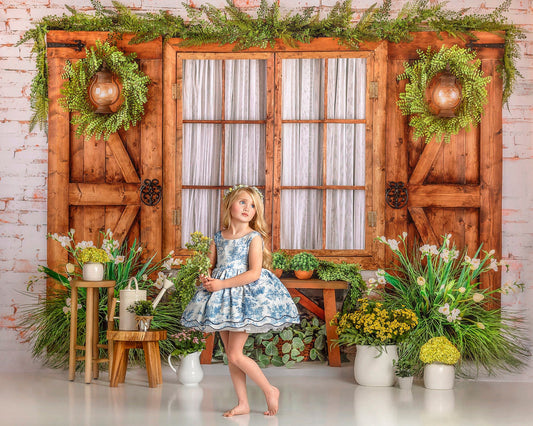 Botanical Fern Window