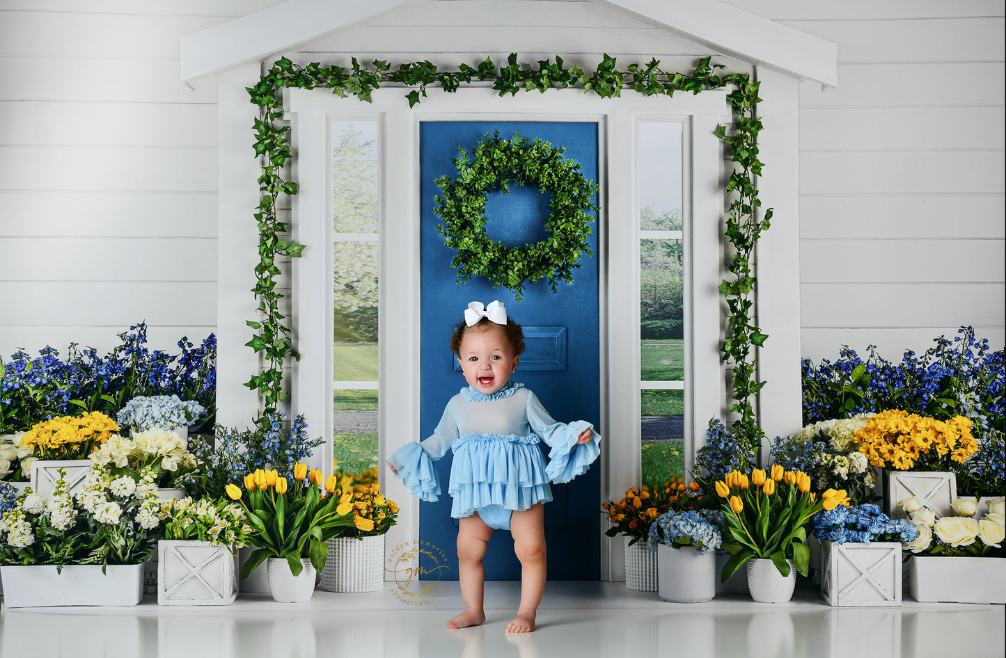 Vibrant Floral Farmhouse