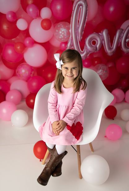 Valentine Party Balloon Wall