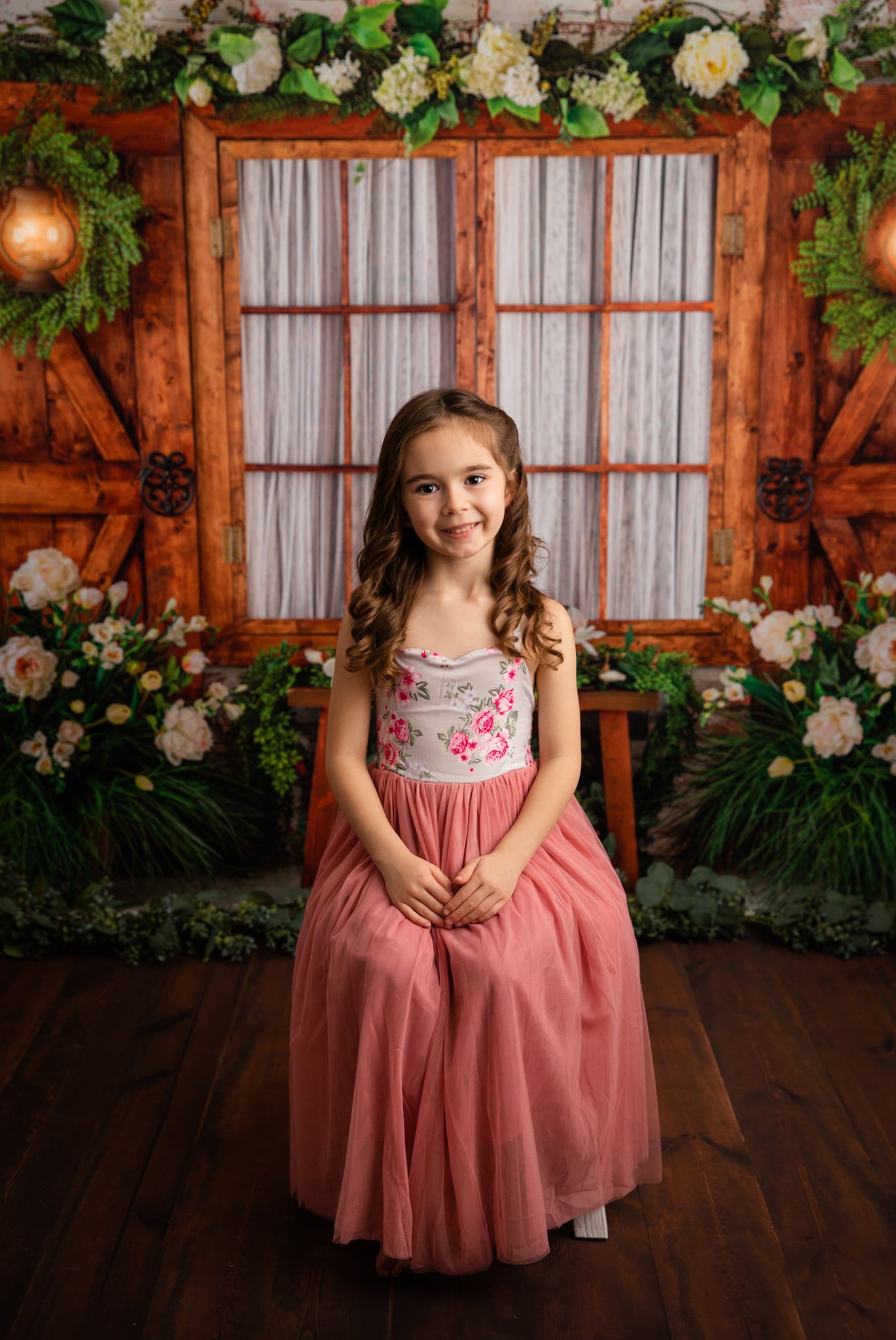 Botanical Floral Window