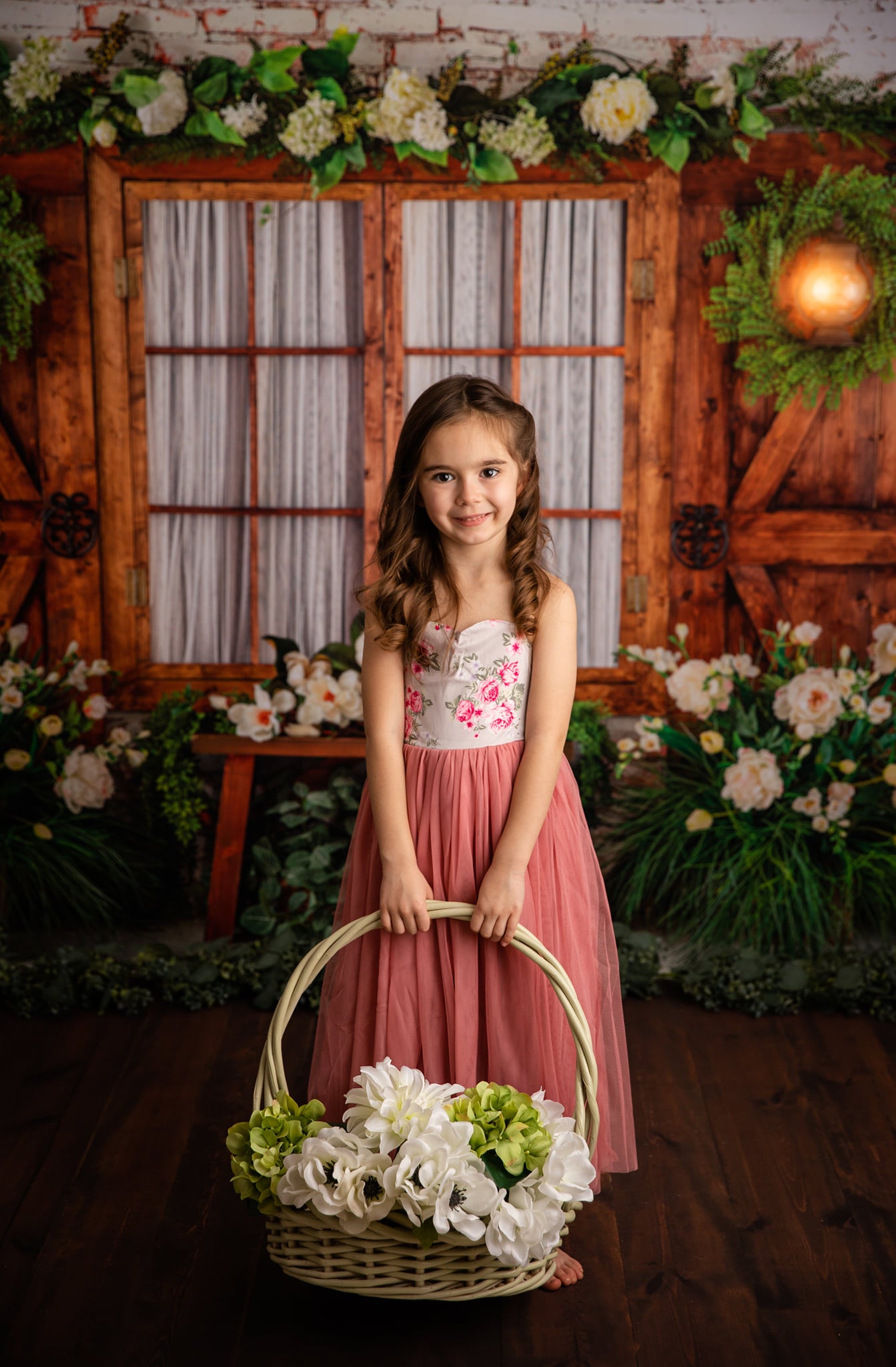 Botanical Floral Window