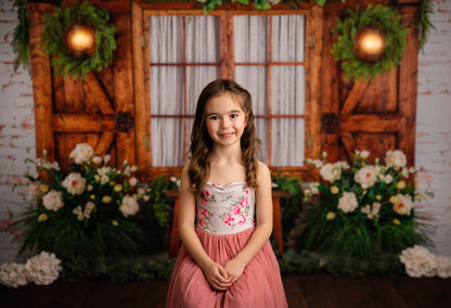 Botanical Floral Window