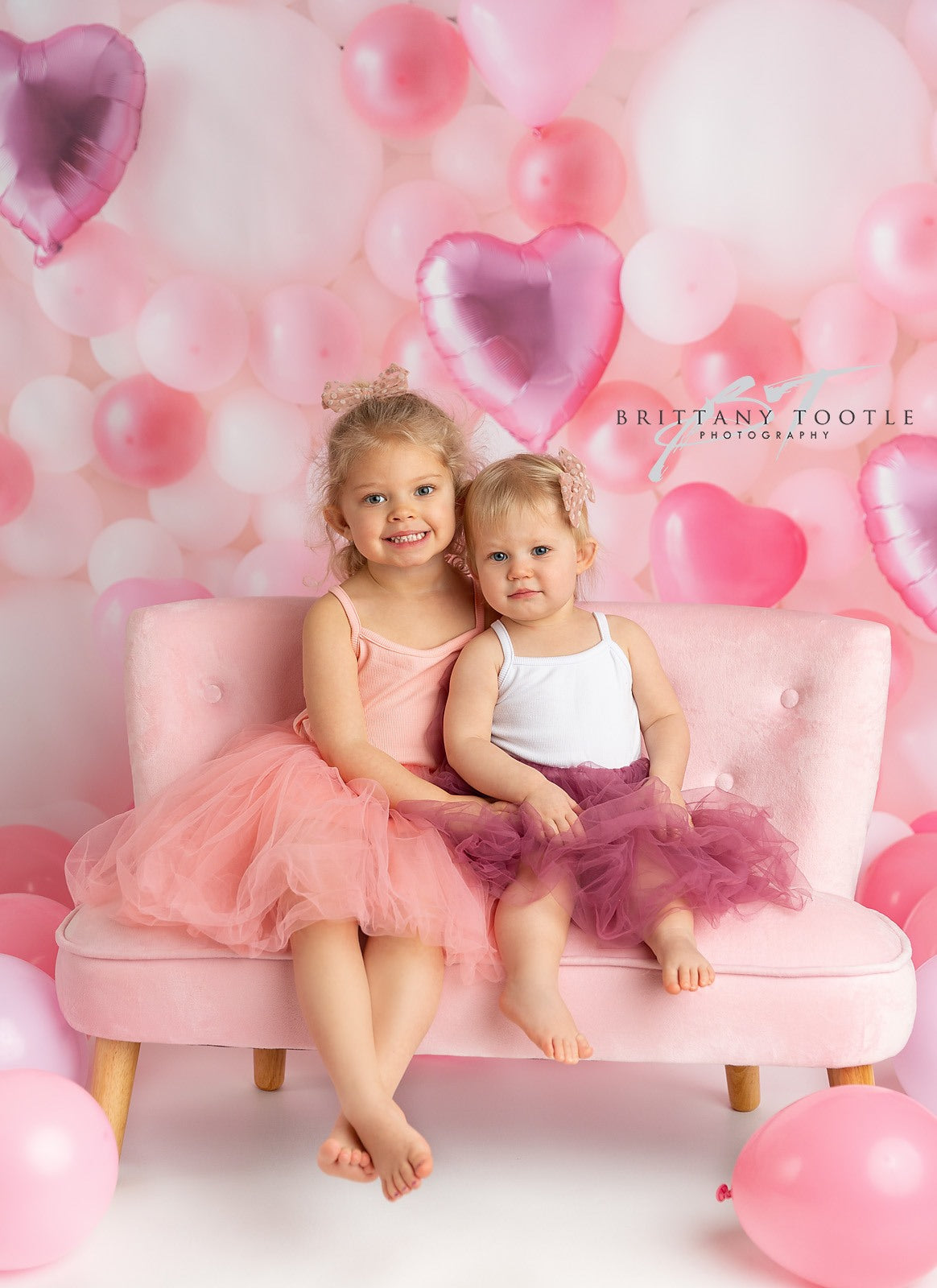 Pastel Valentine Balloon Wall