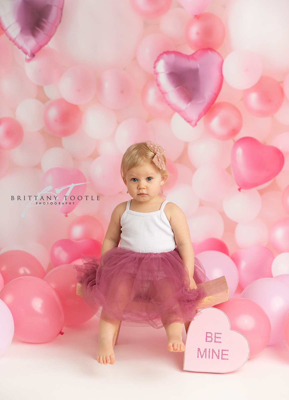 Pastel Valentine Balloon Wall