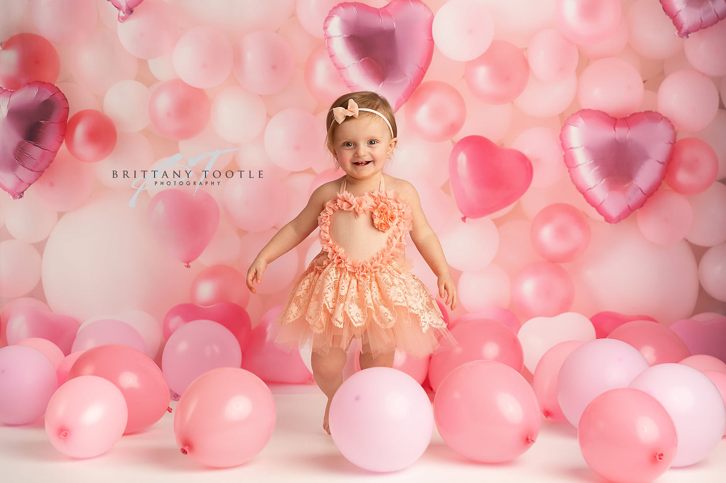 Pastel Valentine Balloon Wall