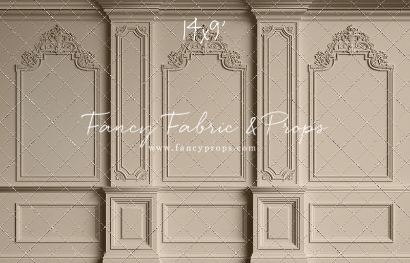 Classic Cream Victorian Wall - With Sweep Option
