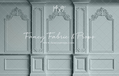 Classic Blue Victorian Wall - With Sweep Option