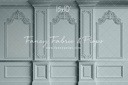 Classic Blue Victorian Wall - With Sweep Option